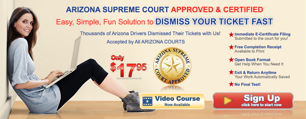 Arizona approved defensive driving online